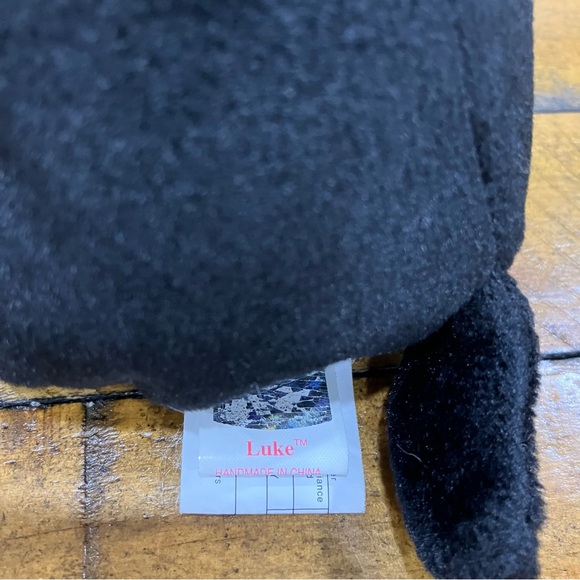 3/$18 | Vintage TY Beanie Baby | Luke the black labrador dog plush - Picture 4 of 6